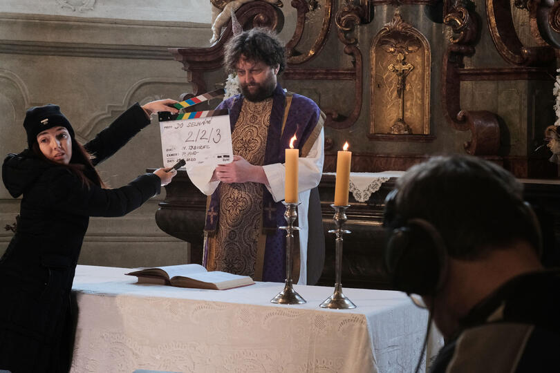 DO SELHÁNÍ - z natáčení, foto Petr Prouza